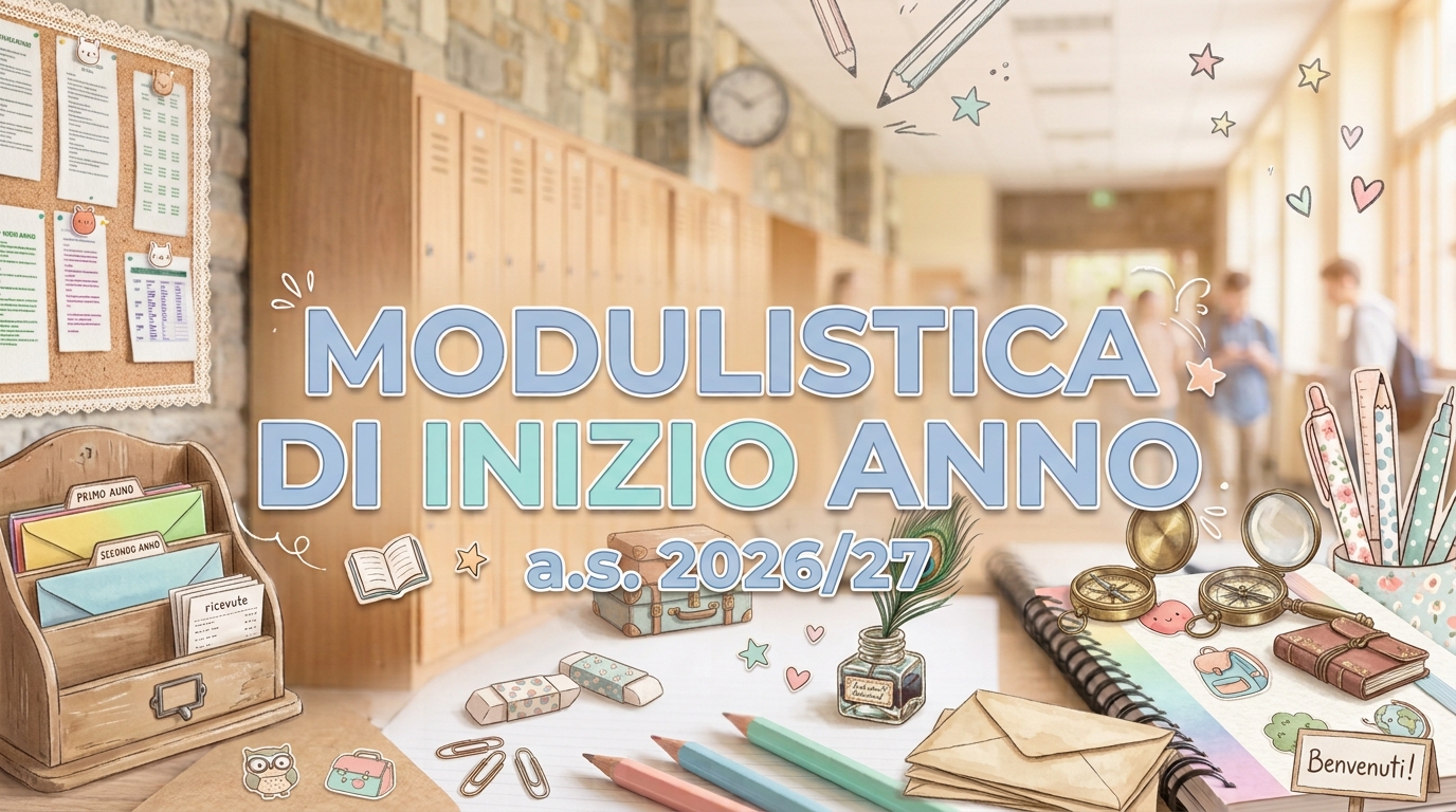 Modulistica di inizio anno scolastico a.s. 2026/27